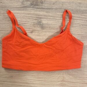 Athleta Alicia Keys Vibrant Orange Sports Bra